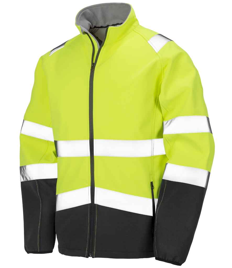 Result Safe-Guard Printable Safety Soft Shell Jacket in by Result Safe-Guard — Custom branded clothing by Print Press, featuring premium embroidery produced in our specialist print lab in the UK.