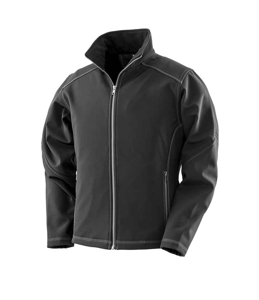 Result Work-Guard Ladies Treble Stitch Soft Shell Jacket in by Result Work-Guard — Custom branded clothing by Print Press, featuring premium embroidery produced in our specialist print lab in the UK.