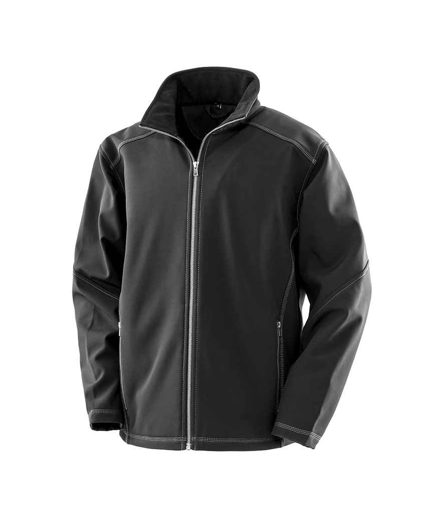 Result Work-Guard Treble Stitch Soft Shell Jacket in by Result Work-Guard — Custom branded clothing by Print Press, featuring premium embroidery produced in our specialist print lab in the UK.