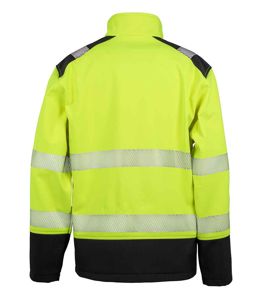 Result Safe-Guard Printable Ripstop Safety Soft Shell Jacket in by Result Safe-Guard — Custom branded clothing by Print Press, featuring premium embroidery produced in our specialist print lab in the UK.