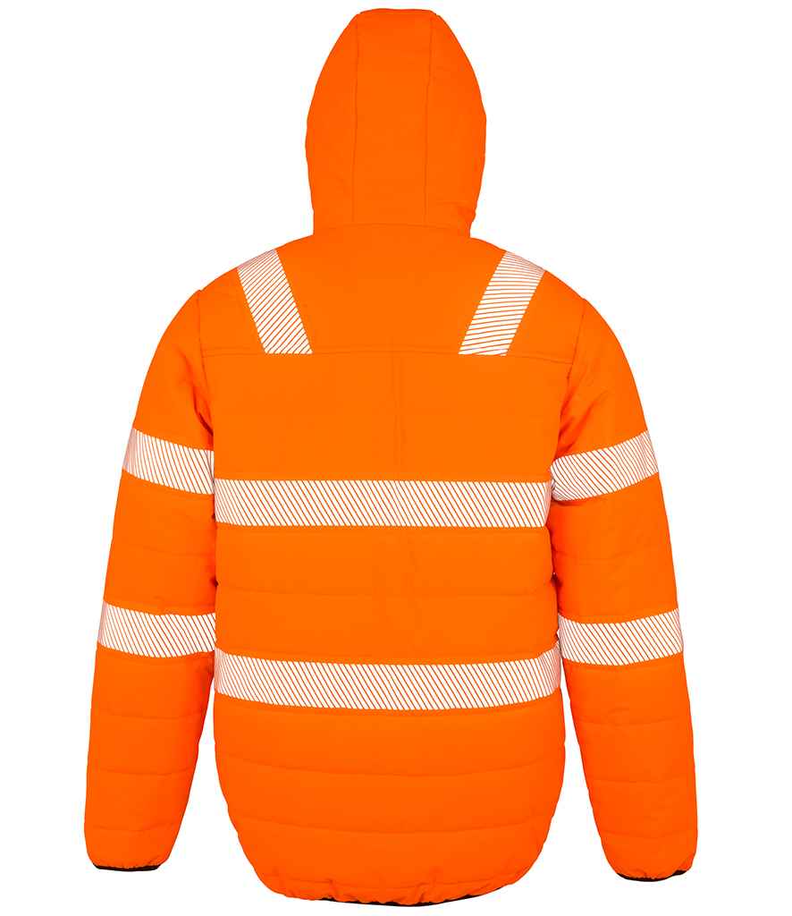 Result Genuine Recycled Ripstop Padded Safety Jacket in by Result Genuine Recycled — Custom branded clothing by Print Press, featuring premium embroidery produced in our specialist print lab in the UK.