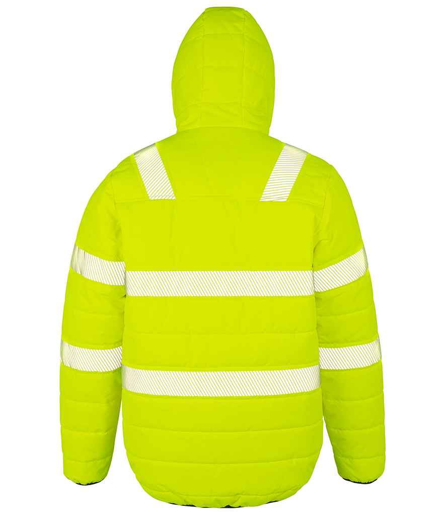 Result Genuine Recycled Ripstop Padded Safety Jacket in by Result Genuine Recycled — Custom branded clothing by Print Press, featuring premium embroidery produced in our specialist print lab in the UK.
