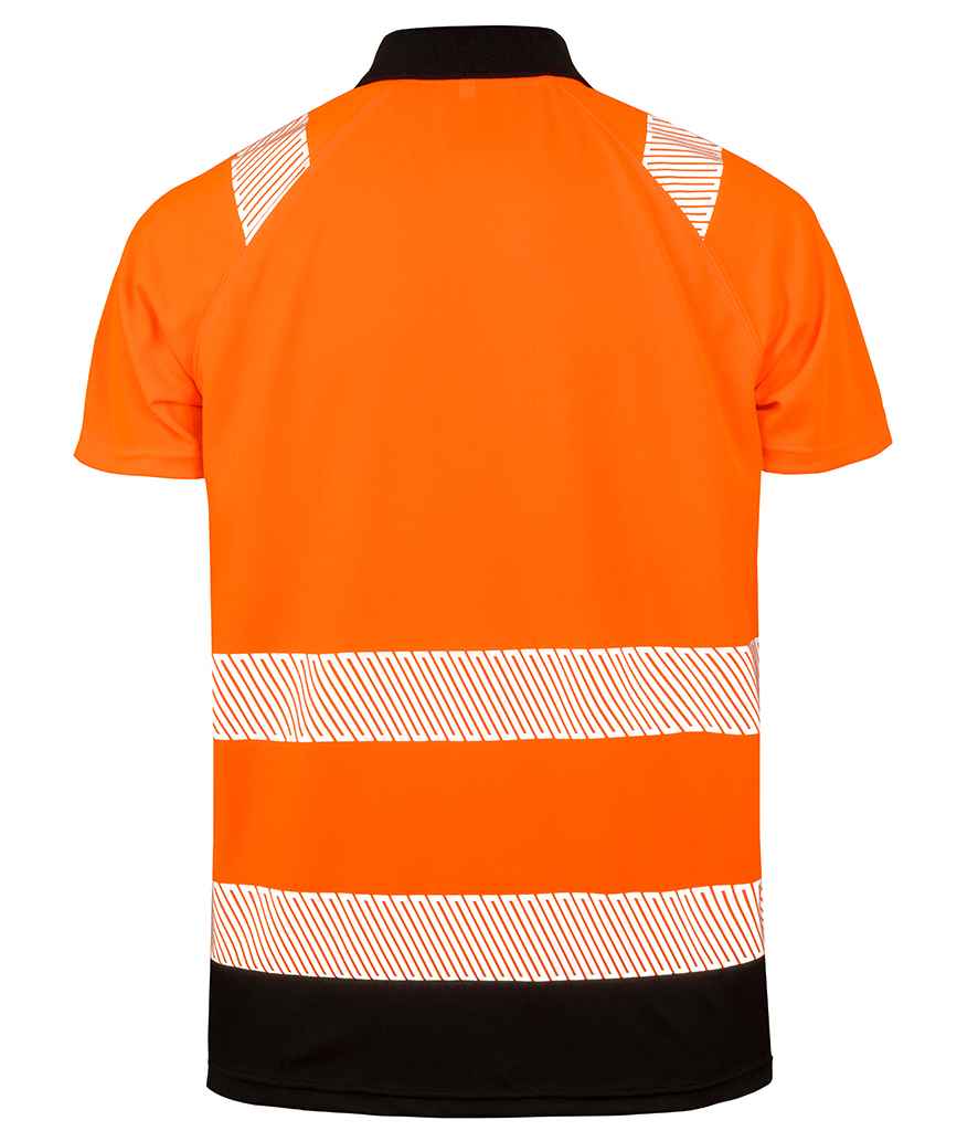 Result Genuine Recycled Safety Polo Shirt in by Result Genuine Recycled — Custom branded clothing by Print Press, featuring premium embroidery produced in our specialist print lab in the UK.