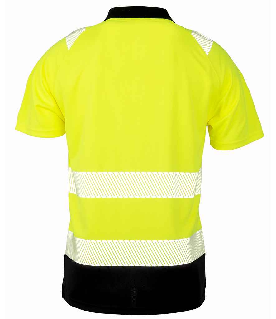 Result Genuine Recycled Safety Polo Shirt in by Result Genuine Recycled — Custom branded clothing by Print Press, featuring premium embroidery produced in our specialist print lab in the UK.