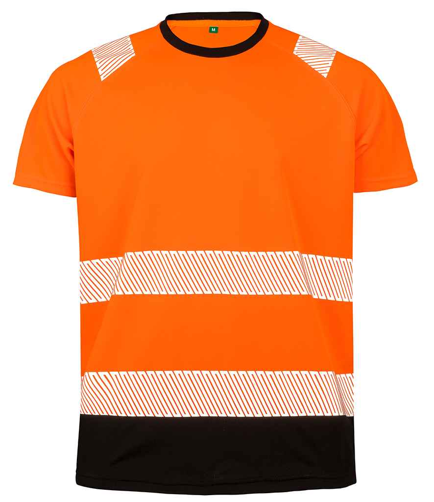 Result Genuine Recycled Safety T-Shirt in by Result Genuine Recycled — Custom branded clothing by Print Press, featuring premium embroidery produced in our specialist print lab in the UK.