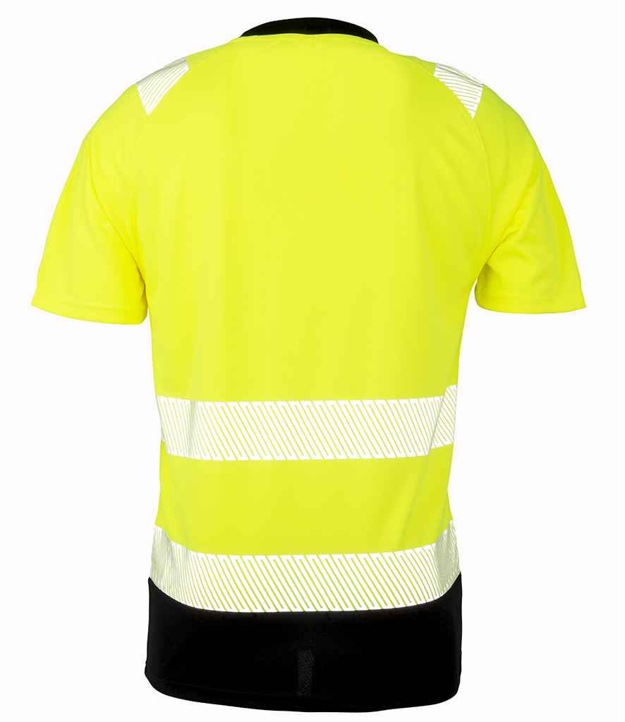 Result Genuine Recycled Safety T-Shirt in by Result Genuine Recycled — Custom branded clothing by Print Press, featuring premium embroidery produced in our specialist print lab in the UK.