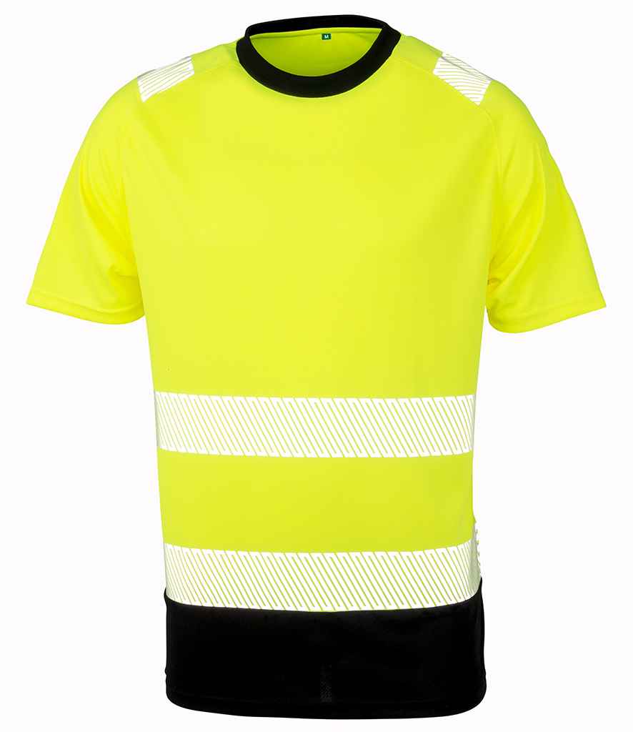 Result Genuine Recycled Safety T-Shirt in by Result Genuine Recycled — Custom branded clothing by Print Press, featuring premium embroidery produced in our specialist print lab in the UK.