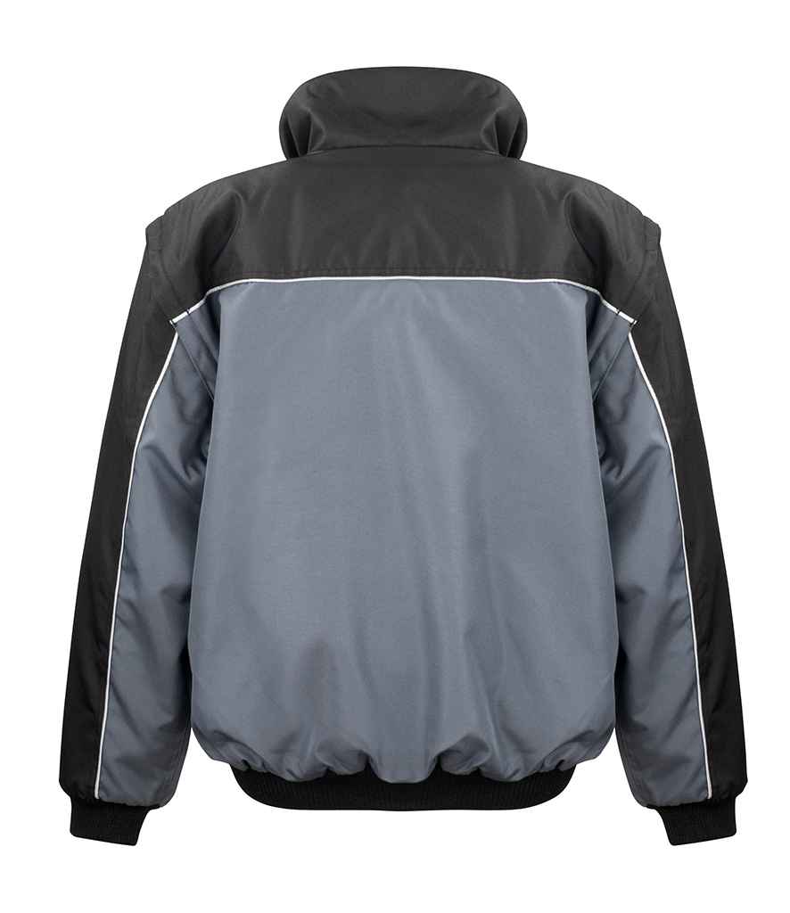 Result Work-Guard Zip Sleeve Heavy Duty Jacket in by Result Work-Guard — Custom branded clothing by Print Press, featuring premium embroidery produced in our specialist print lab in the UK.