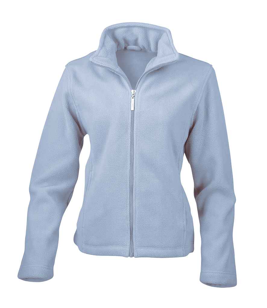 Result Ladies Micro Fleece Jacket in Iris Blue by Result — Custom branded clothing by Print Press, featuring premium embroidery produced in our specialist print lab in the UK.