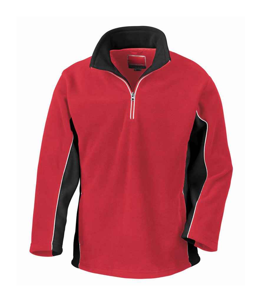 Result Tech 3 Zip Neck Sport Fleece in by Result — Custom branded clothing by Print Press, featuring premium embroidery produced in our specialist print lab in the UK.