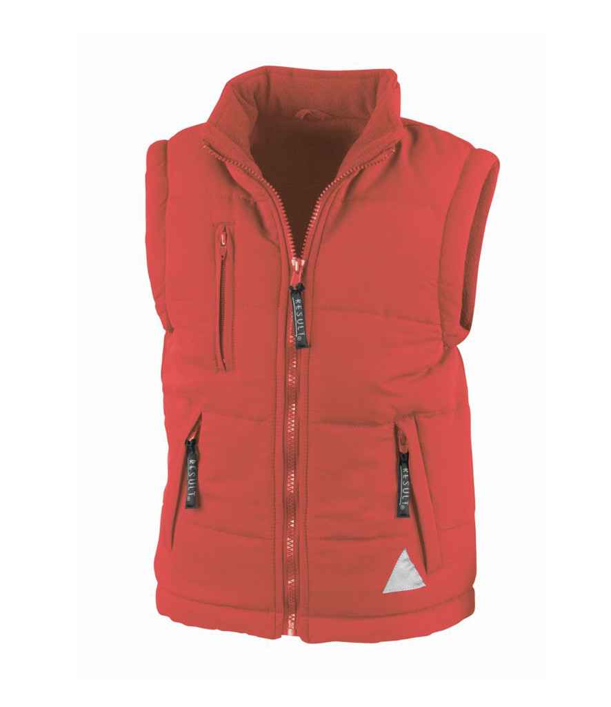 Result Kids Ultra Padded Bodywarmer in by Result — Custom branded clothing by Print Press, featuring premium embroidery produced in our specialist print lab in the UK.