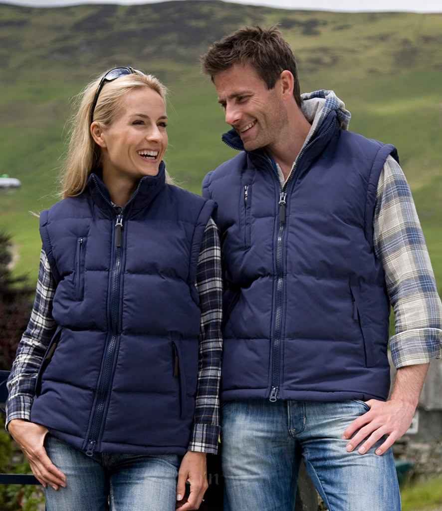 Result Ultra Padded Bodywarmer in Navy by Result — Custom branded clothing by Print Press, featuring premium embroidery produced in our specialist print lab in the UK.