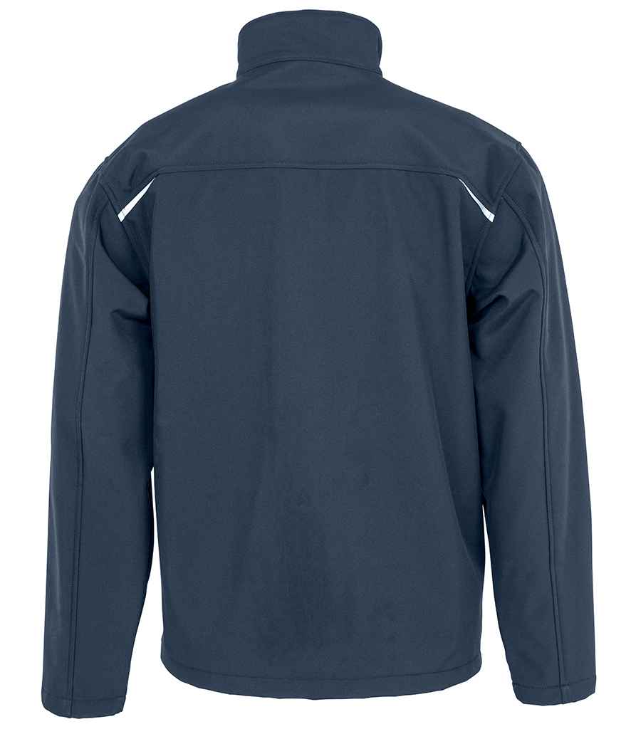 Result Genuine Recycled Three Layer Printable Soft Shell Jacket in by Result Genuine Recycled — Custom branded clothing by Print Press, featuring premium embroidery produced in our specialist print lab in the UK.