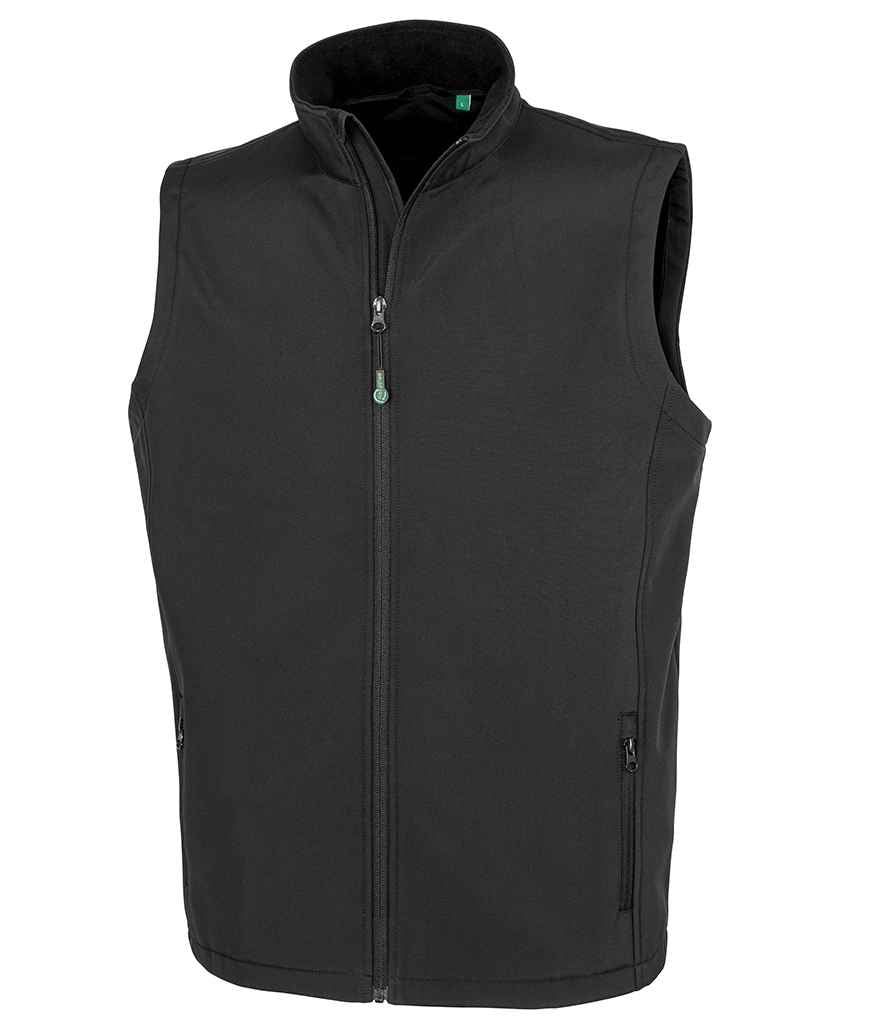Result Genuine Recycled Printable Soft Shell Bodywarmer in by Result Genuine Recycled — Custom branded clothing by Print Press, featuring premium embroidery produced in our specialist print lab in the UK.