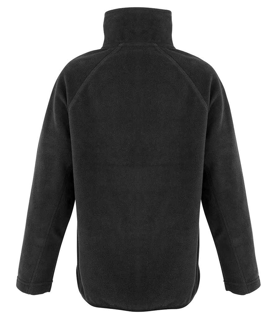 Result Genuine Recycled Kids Zip Neck Micro Fleece in by Result Genuine Recycled — Custom branded clothing by Print Press, featuring premium embroidery produced in our specialist print lab in the UK.