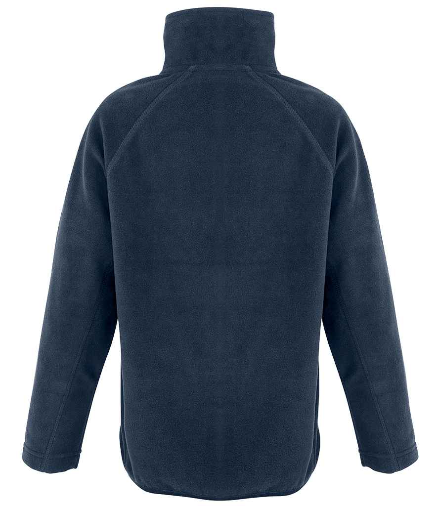 Result Genuine Recycled Kids Zip Neck Micro Fleece in by Result Genuine Recycled — Custom branded clothing by Print Press, featuring premium embroidery produced in our specialist print lab in the UK.