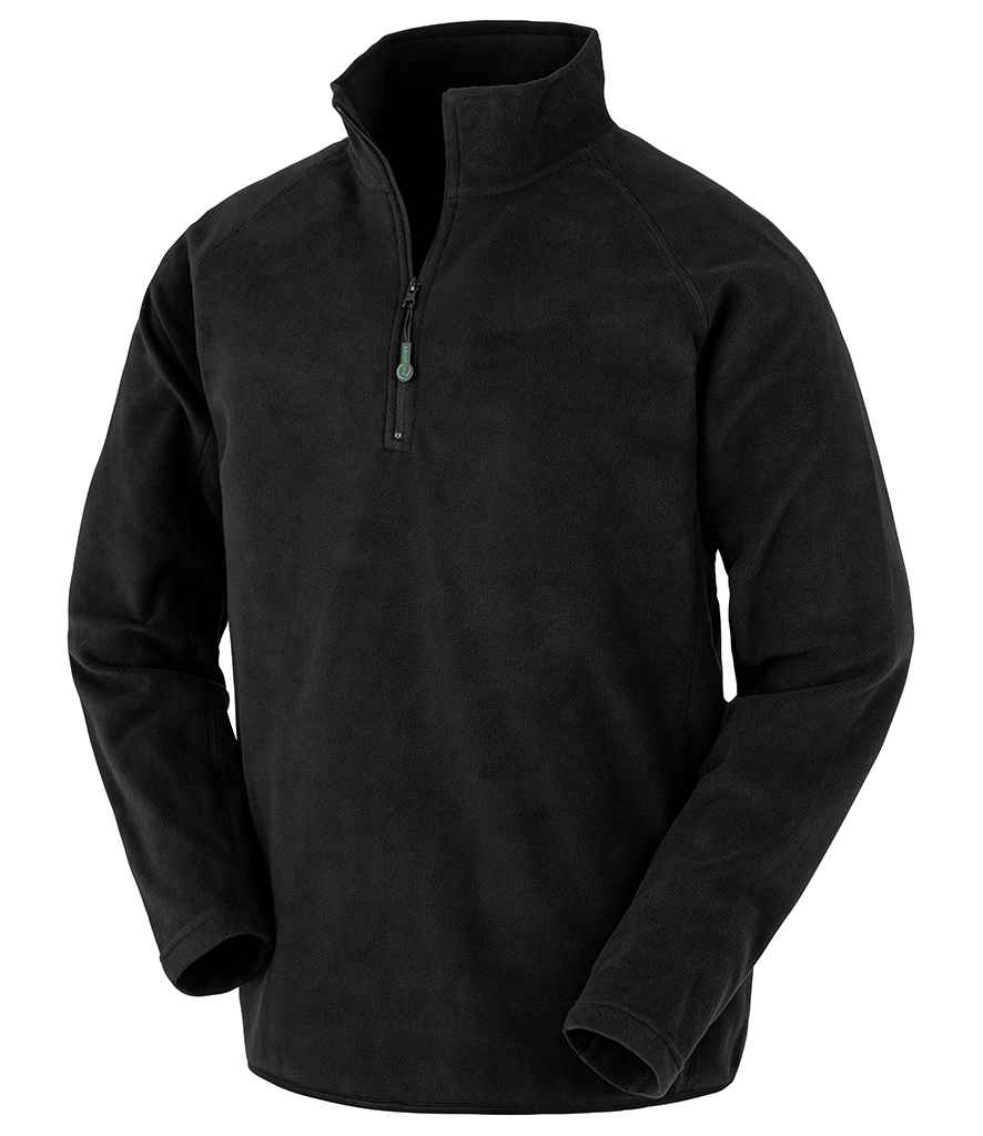 Result Genuine Recycled Zip Neck Micro Fleece in by Result Genuine Recycled — Custom branded clothing by Print Press, featuring premium embroidery produced in our specialist print lab in the UK.