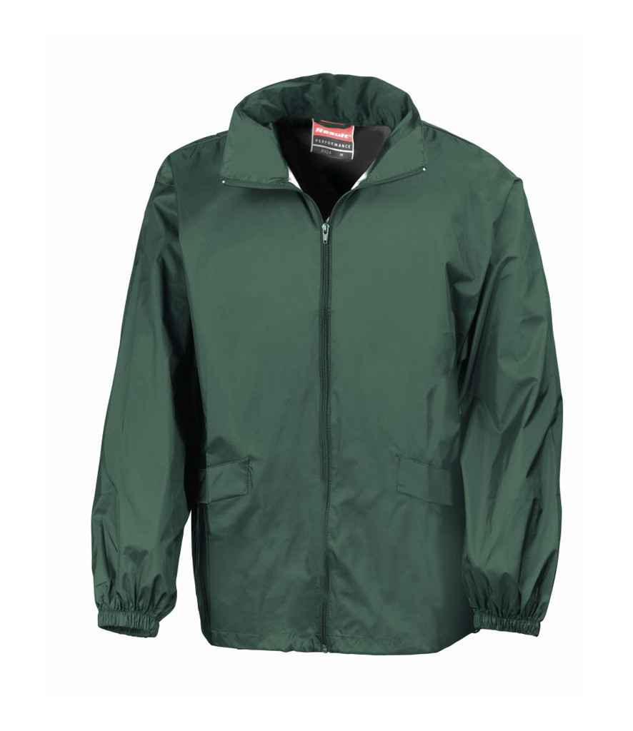 Result Windcheater in a Bag in Bottle Green by Result — Custom branded clothing by Print Press, featuring premium embroidery produced in our specialist print lab in the UK.