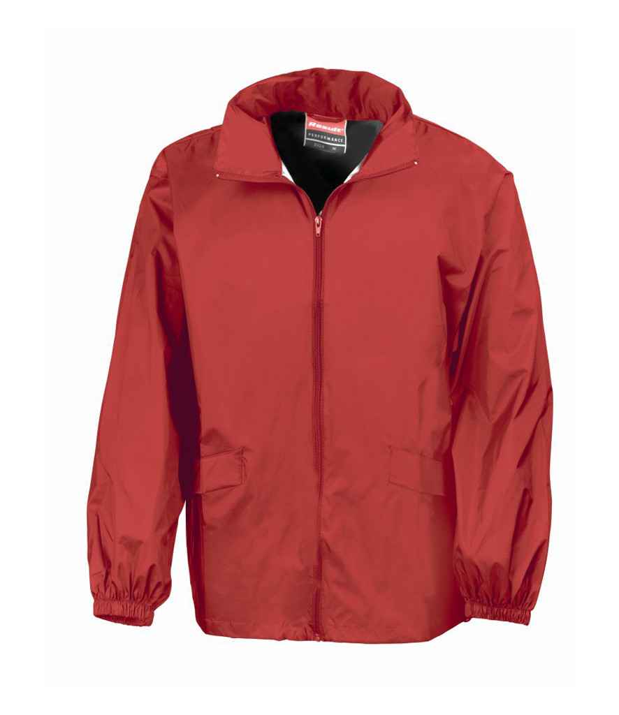 Result Windcheater in a Bag in Red by Result — Custom branded clothing by Print Press, featuring premium embroidery produced in our specialist print lab in the UK.