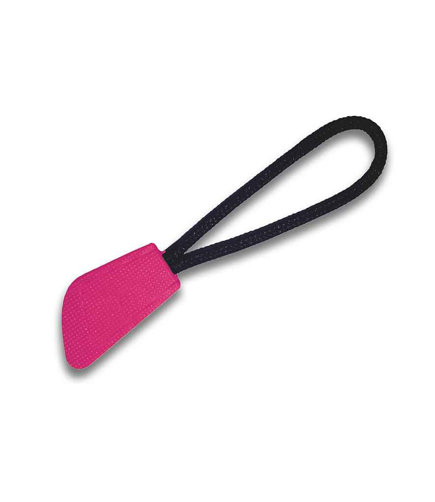 Result Interchangeable Zip Pulls in ONE Hot Pink by Result — Custom branded clothing by Print Press, featuring premium embroidery produced in our specialist print lab in the UK.