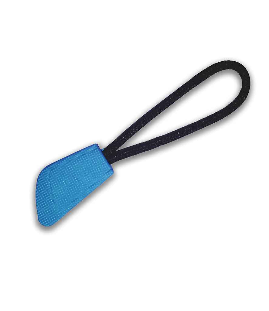 Result Interchangeable Zip Pulls in ONE Ocean Blue by Result — Custom branded clothing by Print Press, featuring premium embroidery produced in our specialist print lab in the UK.