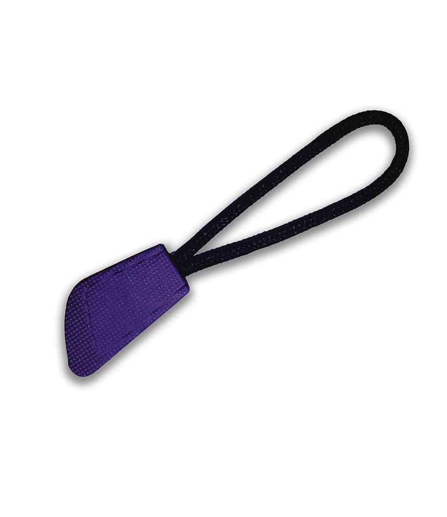 Result Interchangeable Zip Pulls in ONE Purple by Result — Custom branded clothing by Print Press, featuring premium embroidery produced in our specialist print lab in the UK.