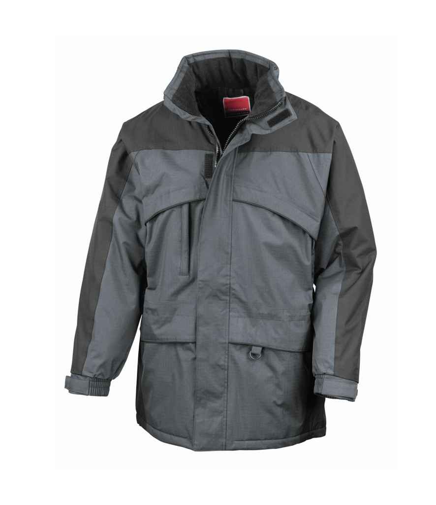 Result Seneca Hi-Activity Jacket in Anthracite Black by Result — Custom branded clothing by Print Press, featuring premium embroidery produced in our specialist print lab in the UK.