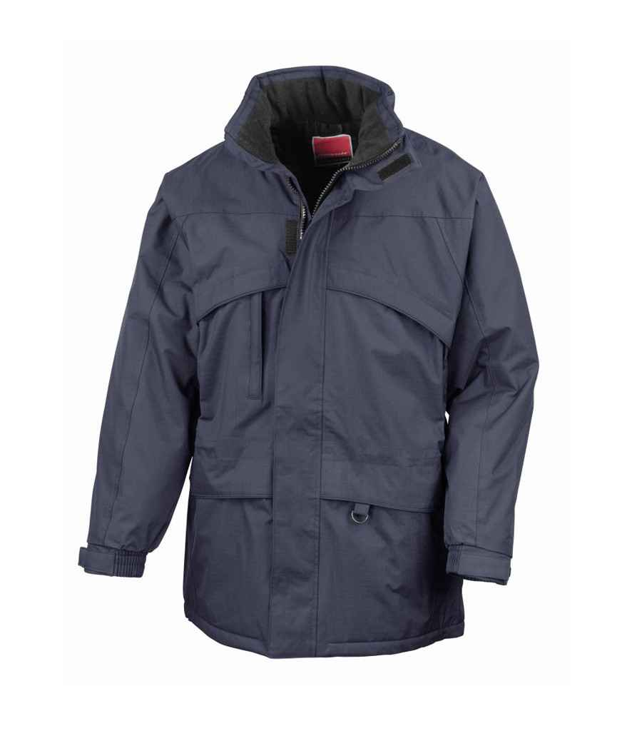 Result Seneca Hi-Activity Jacket in Navy Navy by Result — Custom branded clothing by Print Press, featuring premium embroidery produced in our specialist print lab in the UK.