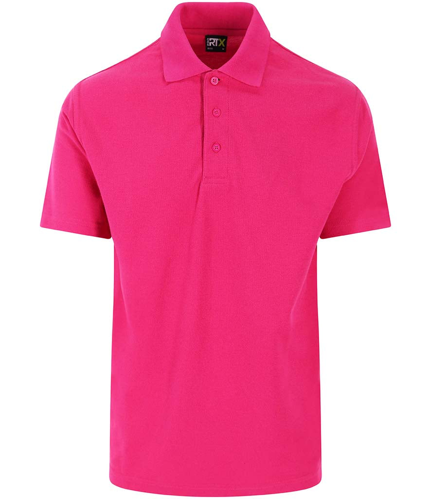 20 x Pro RTX Work Polos in Fuchsia by Print Lab Deals — Custom branded clothing by Print Press, featuring premium embroidery produced in our specialist print lab in the UK.