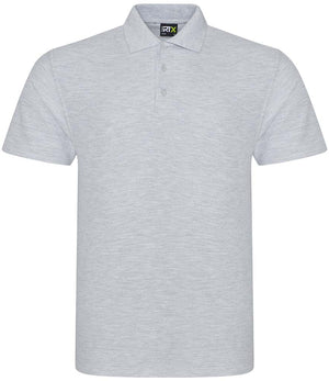 10 x Pro RTX Work Polos in Heather Grey by Print Lab Deals — Custom branded clothing by Print Press, featuring premium embroidery produced in our specialist print lab in the UK.