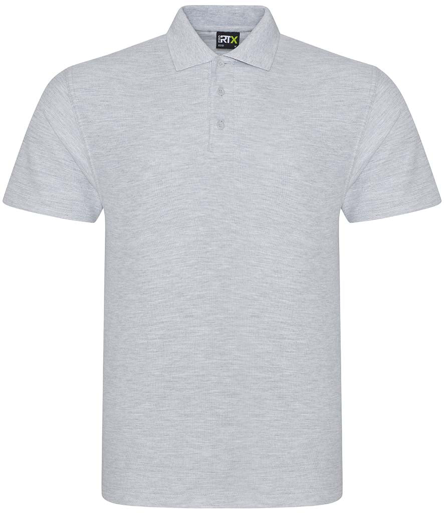 40 x Pro RTX Work Polos in Heather Grey by Print Lab Deals — Custom branded clothing by Print Press, featuring premium embroidery produced in our specialist print lab in the UK.