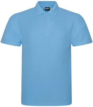 10 x Pro RTX Work Polos in Sky Blue by Print Lab Deals — Custom branded clothing by Print Press, featuring premium embroidery produced in our specialist print lab in the UK.