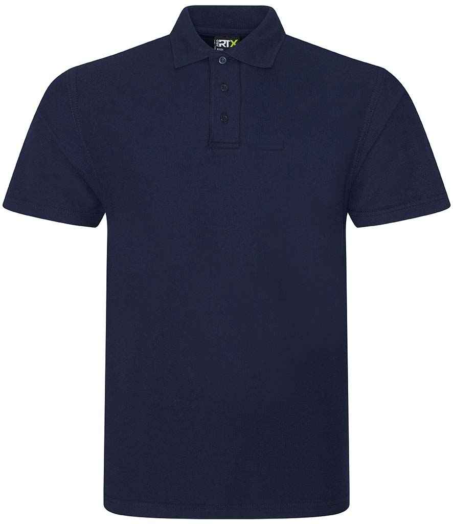 Pro RTX Pro Pique Polo Shirt - (2nd Colours) in Navy by Pro RTX — Custom branded clothing by Print Press, featuring premium embroidery produced in our specialist print lab in the UK.