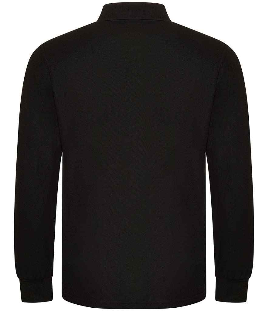 Pro RTX Pro Long Sleeve Pique Polo Shirt in by Pro RTX — Custom branded clothing by Print Press, featuring premium embroidery produced in our specialist print lab in the UK.