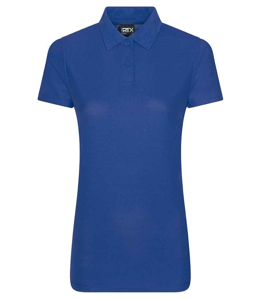 Pro RTX Ladies Pro Polyester Polo Shirt in Royal Blue by Pro RTX — Custom branded clothing by Print Press, featuring premium embroidery produced in our specialist print lab in the UK.