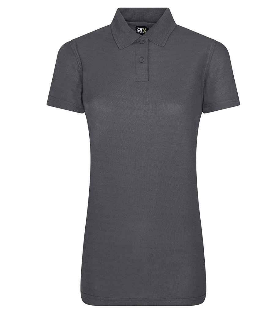 Pro RTX Ladies Pro Polyester Polo Shirt in by Pro RTX — Custom branded clothing by Print Press, featuring premium embroidery produced in our specialist print lab in the UK.
