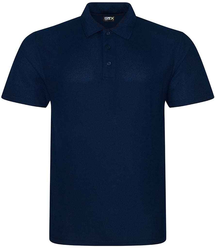 Pro RTX Pro Polyester Polo Shirt in by Pro RTX — Custom branded clothing by Print Press, featuring premium embroidery produced in our specialist print lab in the UK.