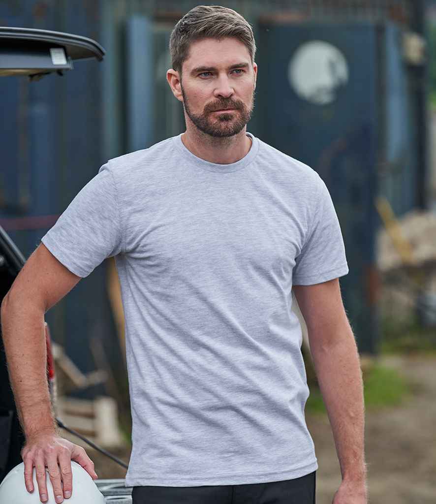 Pro RTX Pro T-Shirt in Heather Grey by Pro RTX — Custom branded clothing by Print Press, featuring premium embroidery produced in our specialist print lab in the UK.