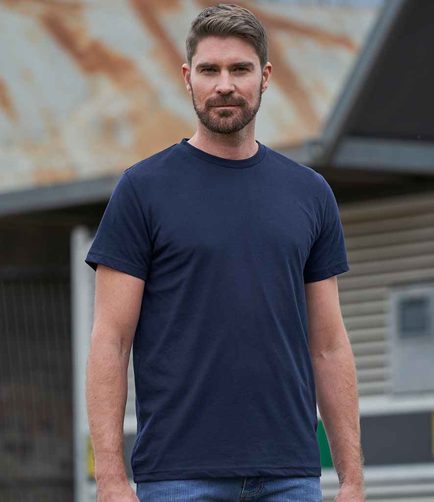 Pro RTX Pro T-Shirt in Navy by Pro RTX — Custom branded clothing by Print Press, featuring premium embroidery produced in our specialist print lab in the UK.