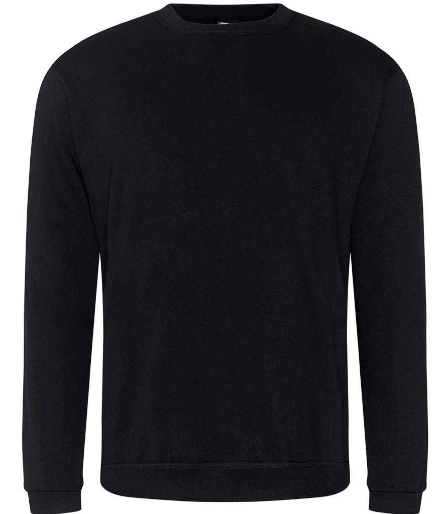 Pro RTX Pro Sweatshirt in Black by Pro RTX — Custom branded clothing by Print Press, featuring premium embroidery produced in our specialist print lab in the UK.