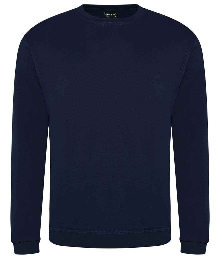 Pro RTX Pro Sweatshirt in Navy by Pro RTX — Custom branded clothing by Print Press, featuring premium embroidery produced in our specialist print lab in the UK.