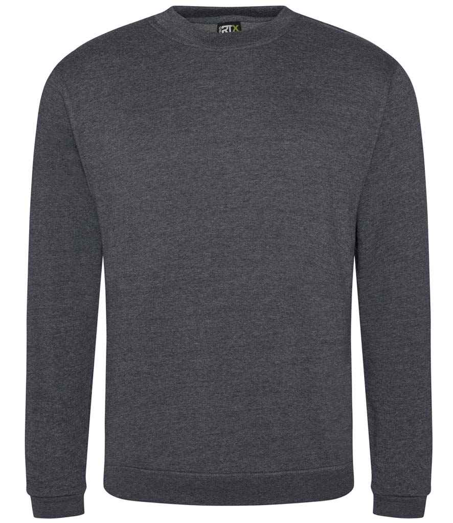 Pro RTX Pro Sweatshirt in Solid Grey by Pro RTX — Custom branded clothing by Print Press, featuring premium embroidery produced in our specialist print lab in the UK.