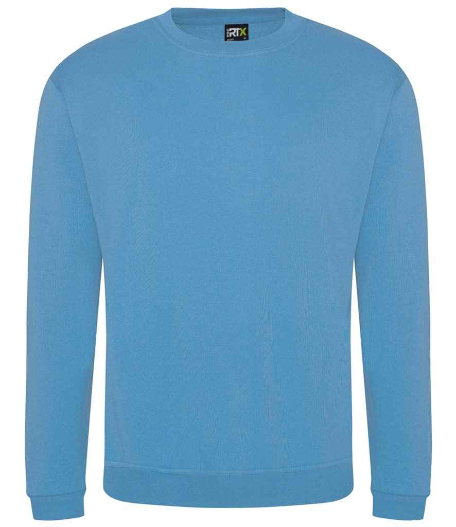 Pro RTX Pro Sweatshirt in Sky Blue by Pro RTX — Custom branded clothing by Print Press, featuring premium embroidery produced in our specialist print lab in the UK.
