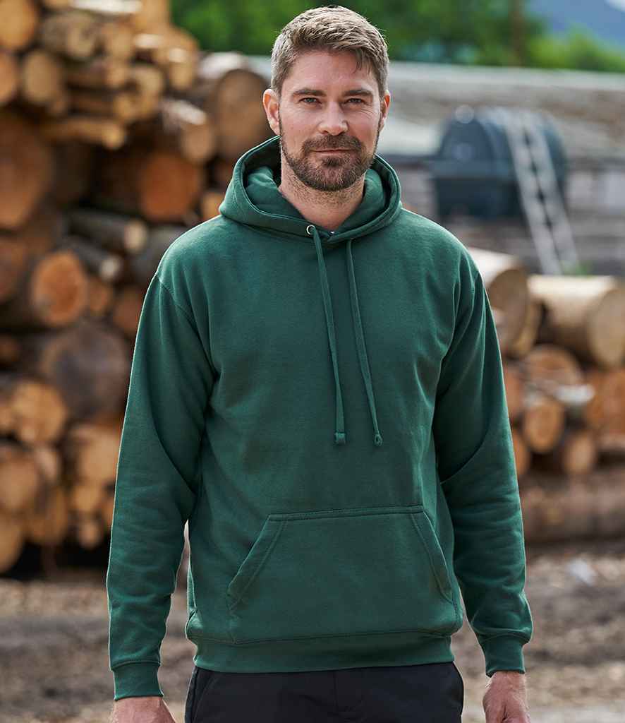 Pro RTX Pro Hoodie in Bottle Green by Pro RTX — Custom branded clothing by Print Press, featuring premium embroidery produced in our specialist print lab in the UK.