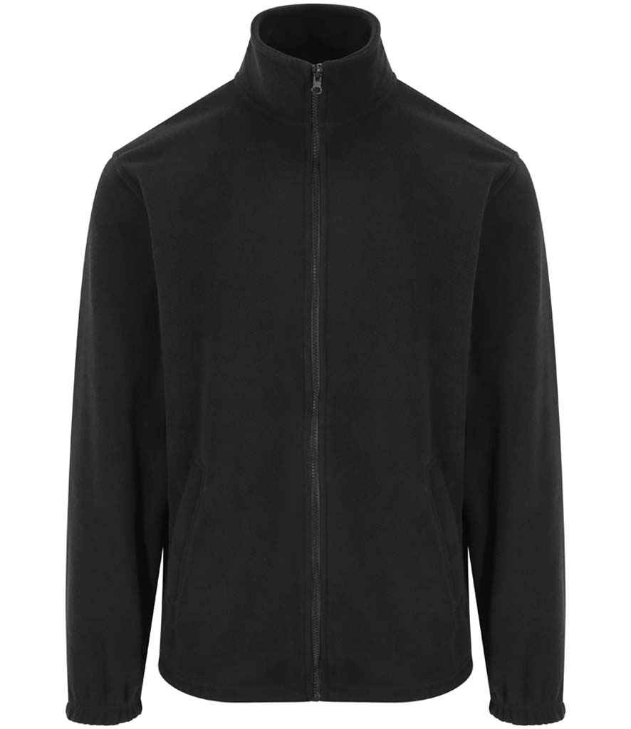 Pro RTX Pro Fleece Jacket in Black by Pro RTX — Custom branded clothing by Print Press, featuring premium embroidery produced in our specialist print lab in the UK.