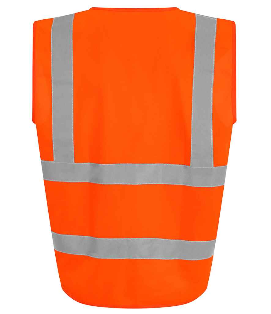 Pro RTX High Visibility Kids Waistcoat in by Pro RTX High Visibility — Custom branded clothing by Print Press, featuring premium embroidery produced in our specialist print lab in the UK.