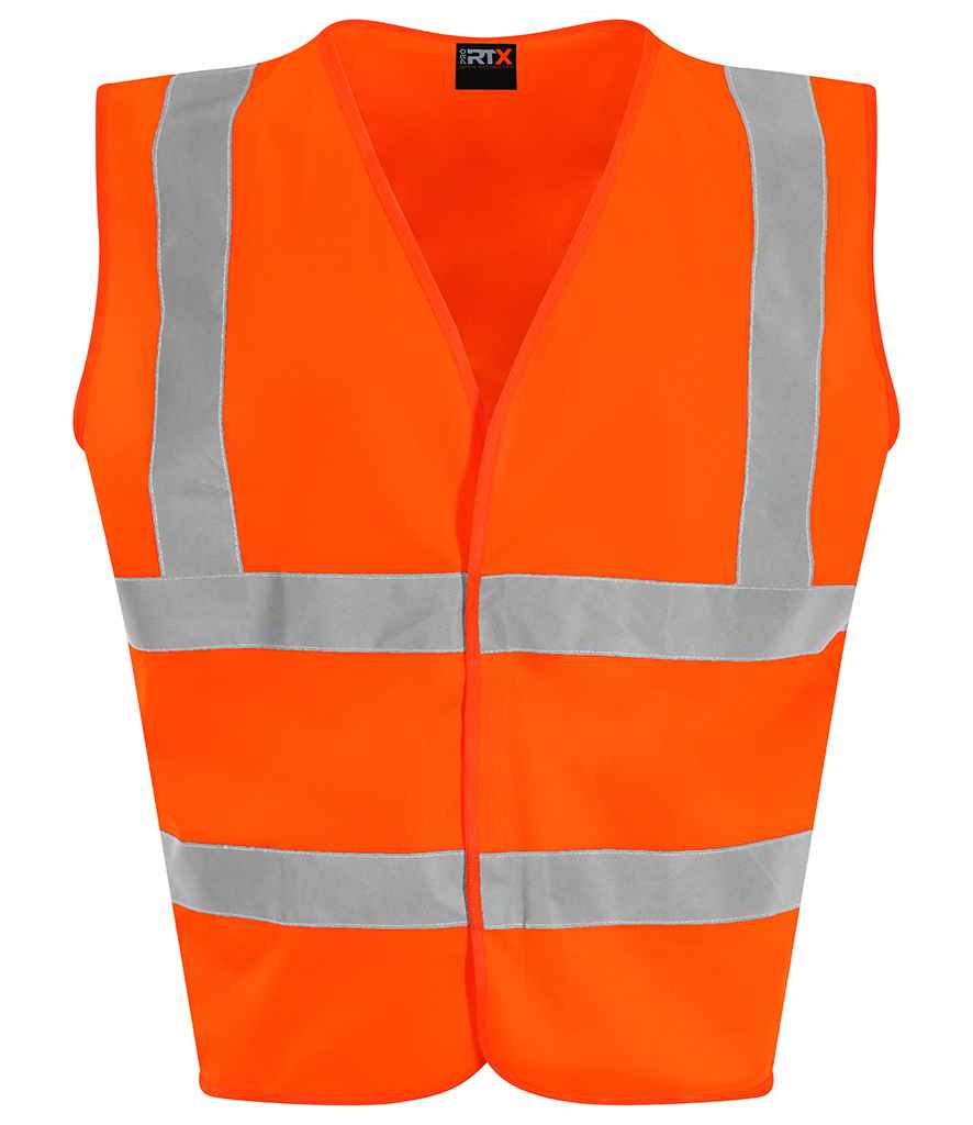 Pro RTX High Visibility Kids Waistcoat in by Pro RTX High Visibility — Custom branded clothing by Print Press, featuring premium embroidery produced in our specialist print lab in the UK.