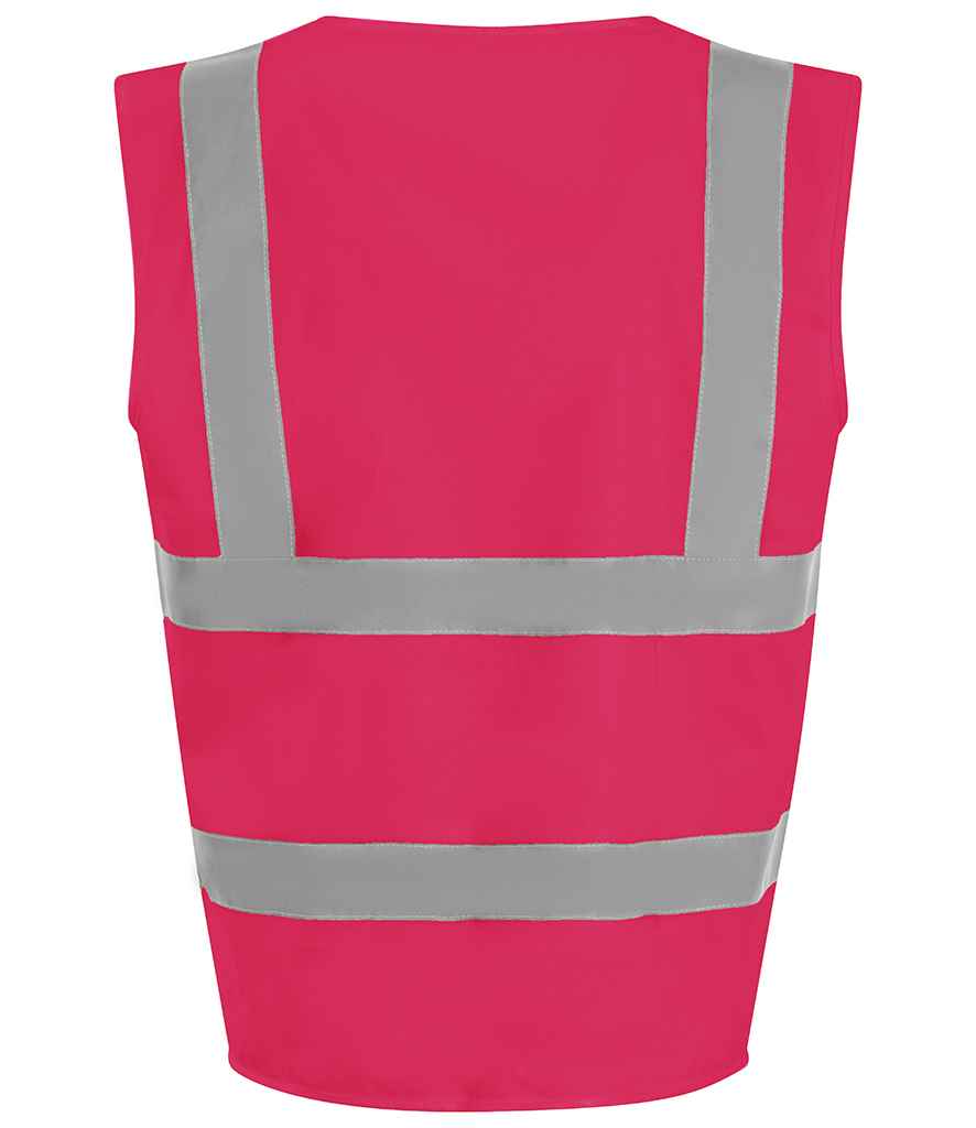 Pro RTX High Visibility Kids Waistcoat in by Pro RTX High Visibility — Custom branded clothing by Print Press, featuring premium embroidery produced in our specialist print lab in the UK.