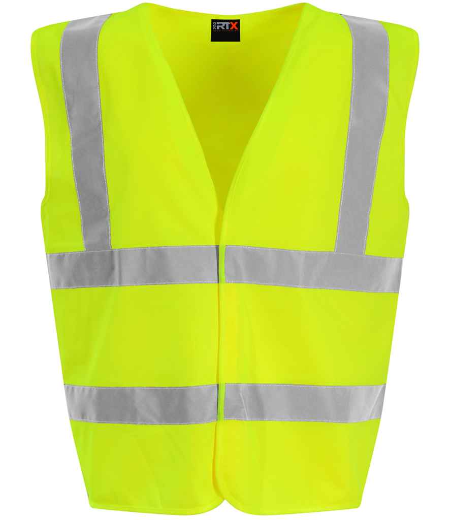 Pro RTX High Visibility Kids Waistcoat in by Pro RTX High Visibility — Custom branded clothing by Print Press, featuring premium embroidery produced in our specialist print lab in the UK.