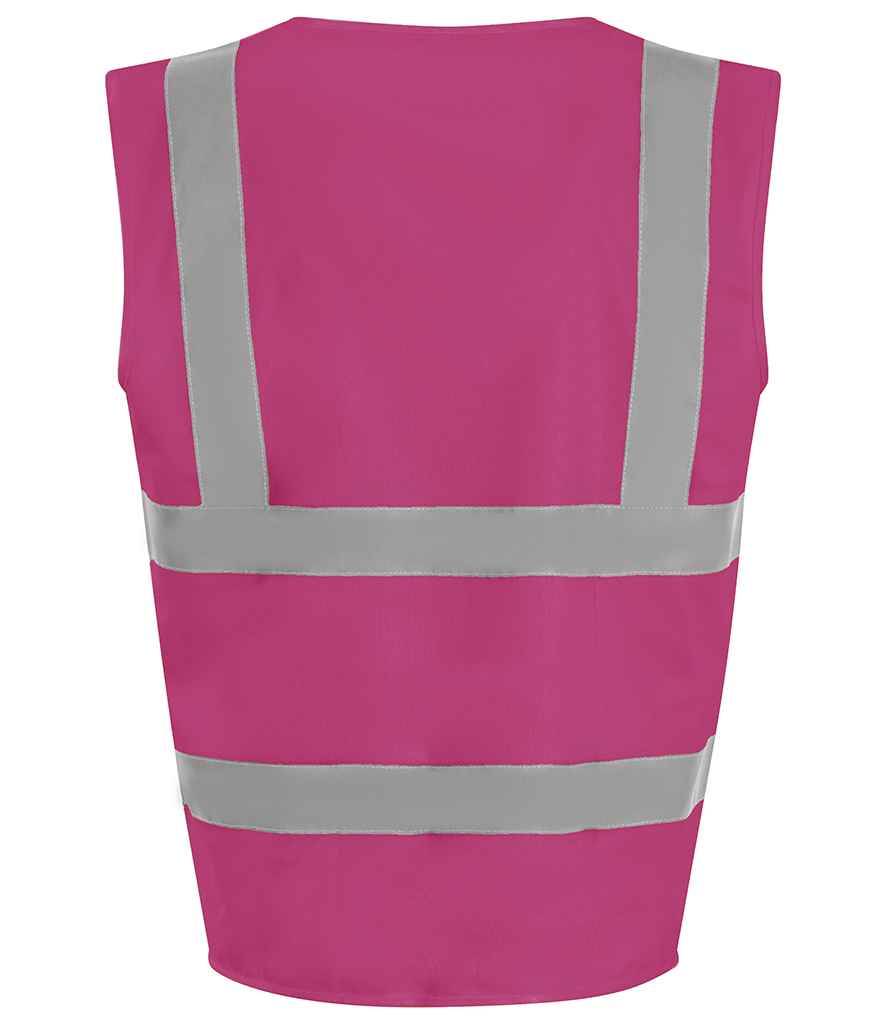 Pro RTX High Visibility Waistcoat in by Pro RTX High Visibility — Custom branded clothing by Print Press, featuring premium embroidery produced in our specialist print lab in the UK.